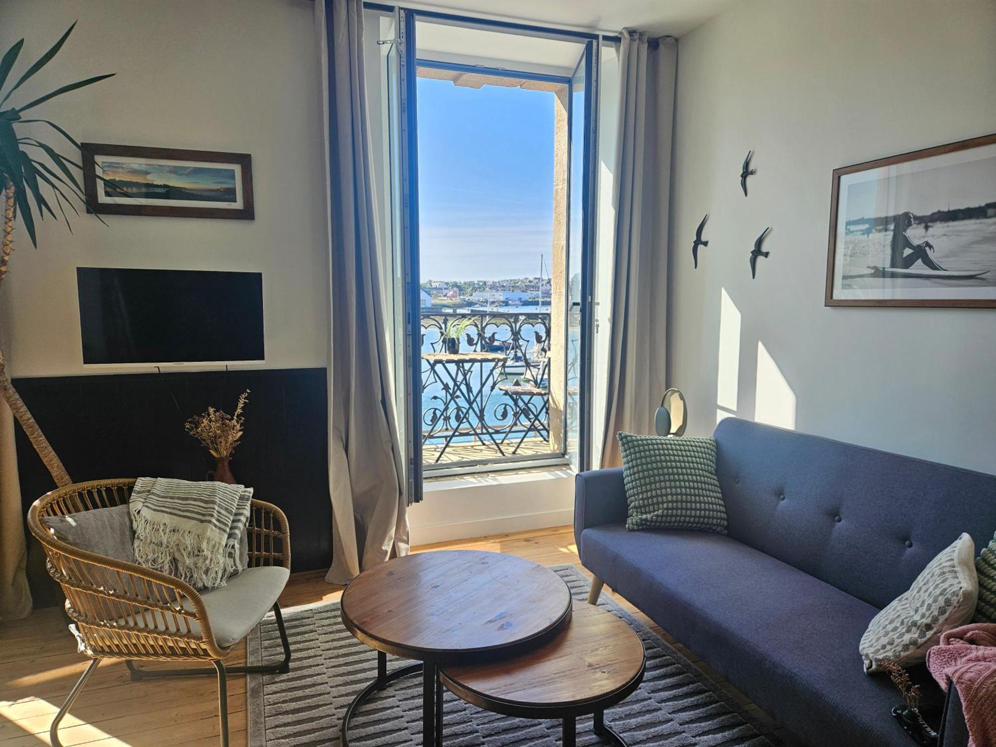 Anatoline Audierne Appartements Vue Mer - Sea & Harbor Stay Kültér fotó