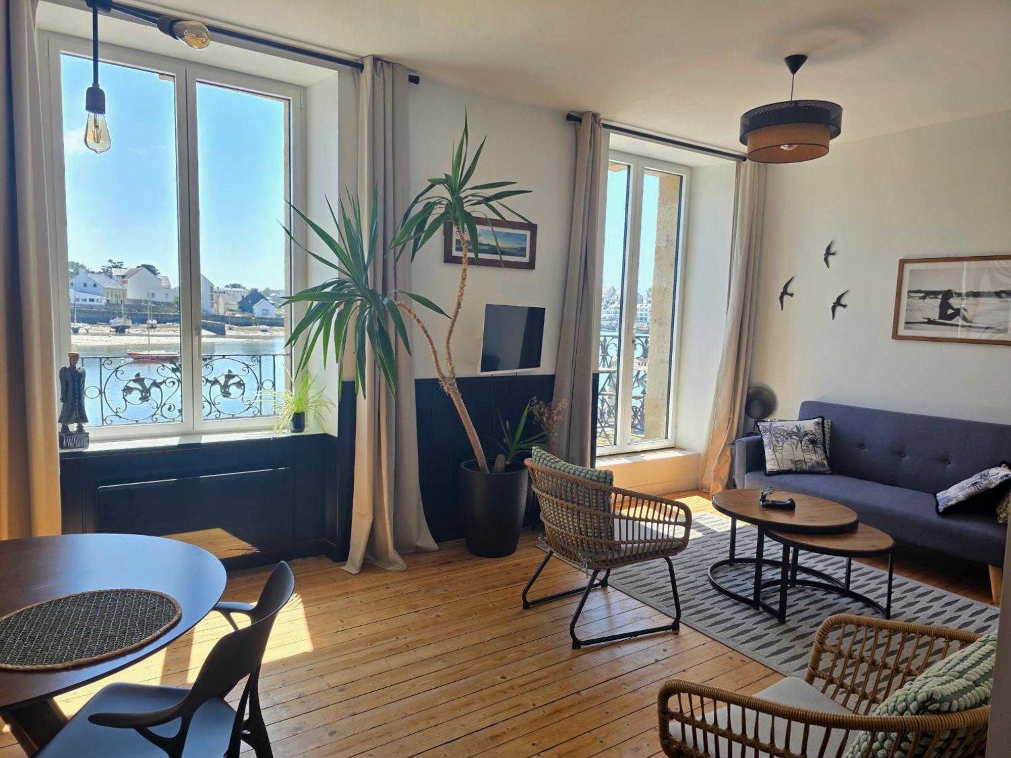 Anatoline Audierne Appartements Vue Mer - Sea & Harbor Stay Kültér fotó